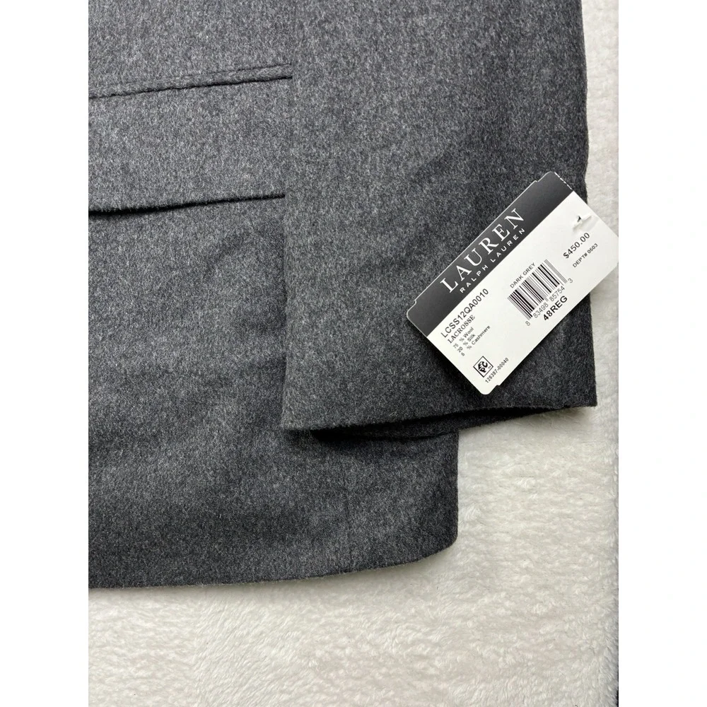 Ralph Lauren Wool Silk Cashmere Classic-Fit Blazer 48 R NEW $450 LCSS12QA0010